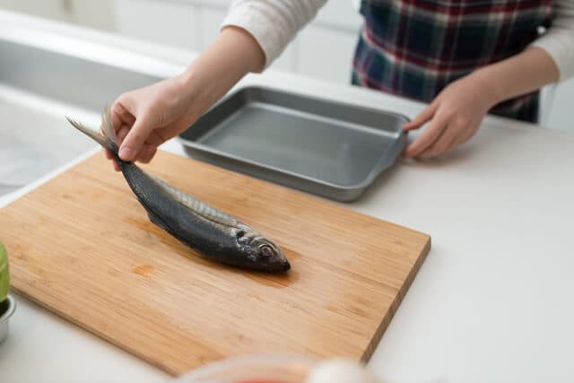 魚の調理