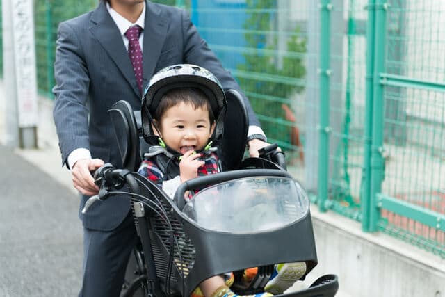 0 歳児 保育園 送り迎え 自転車