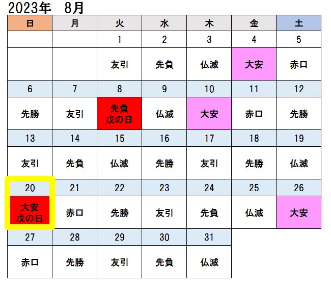 5カ月になったら安産祈願 23年戌の日カレンダー一覧 たまgoo