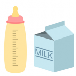 フォローアップミルクの代わりに牛乳をあげてもいい？二つの違いは？