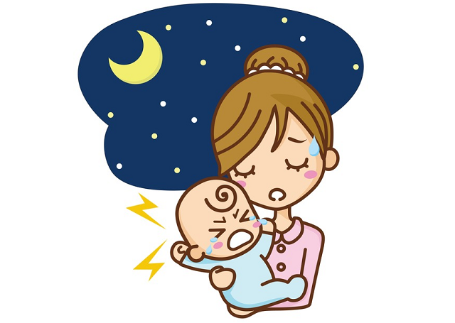 赤ちゃんの夜泣き